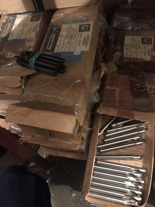 Фрезы по алюминию однопеные 3; 5; 8; 12 р6м5, ссср