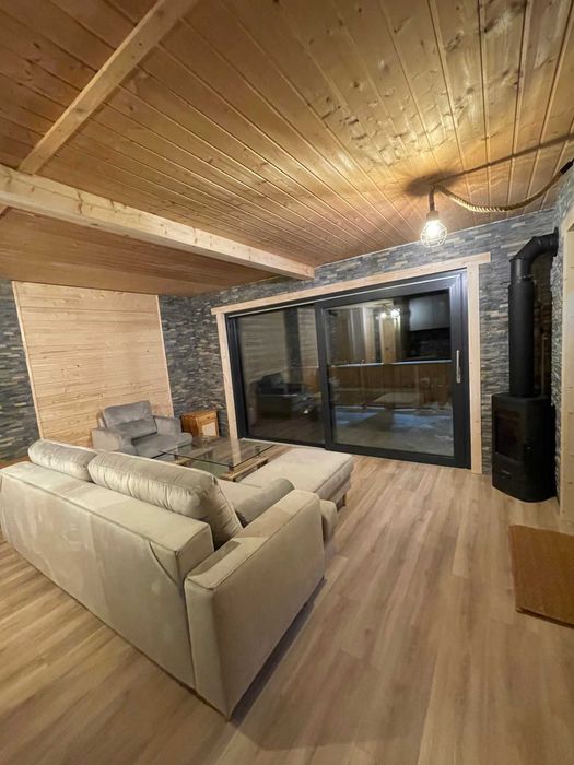 Nowy domek z widokiem na góry i jezioro, balia, sauna, kominek Szczyrk