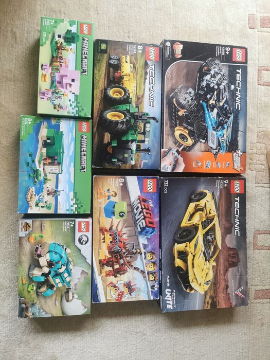 Pudełka Lego Technics, City, Ninjago, chima, minecraft