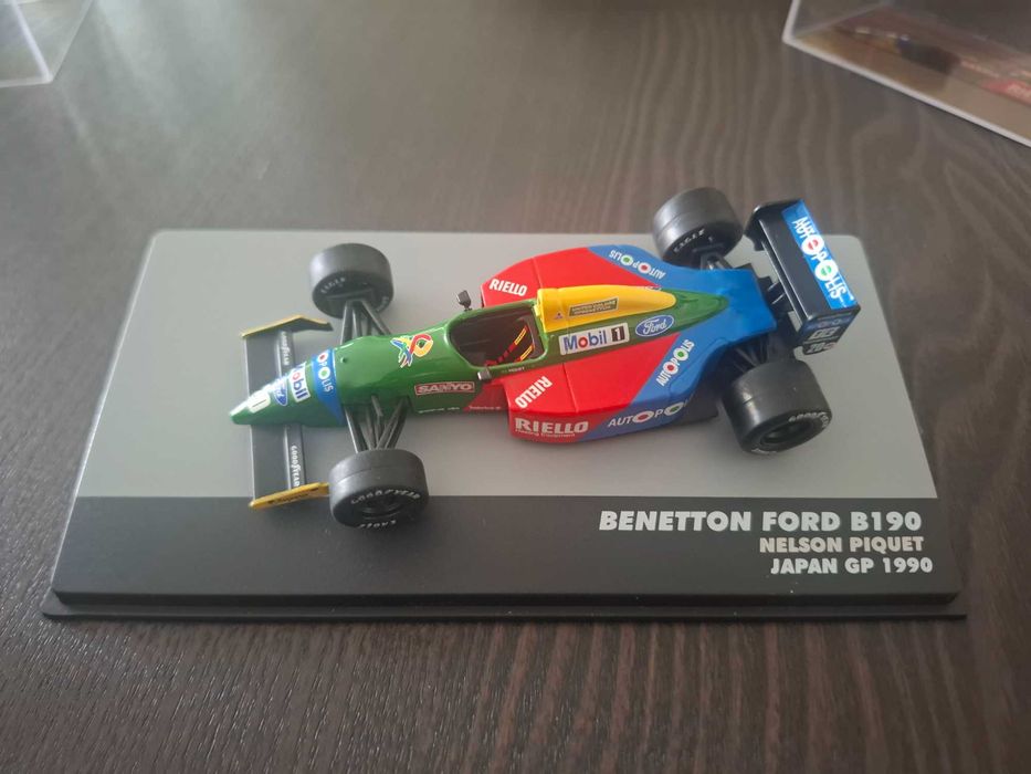 Miniatura Benetton Ford B190 Nelson Piquet GP Japão 1990