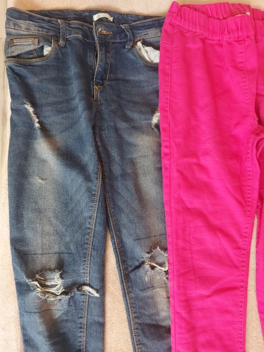 3 pary spodni jeggins 158