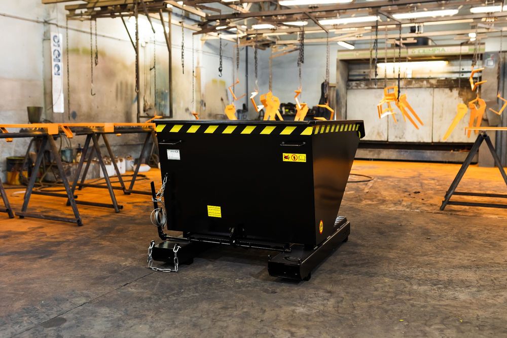 Kontener / Koleba / Kontener samowyładowczy / Kontener metalowy 900L