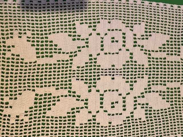 2 Lindos pares de cortinas brancas de crochet