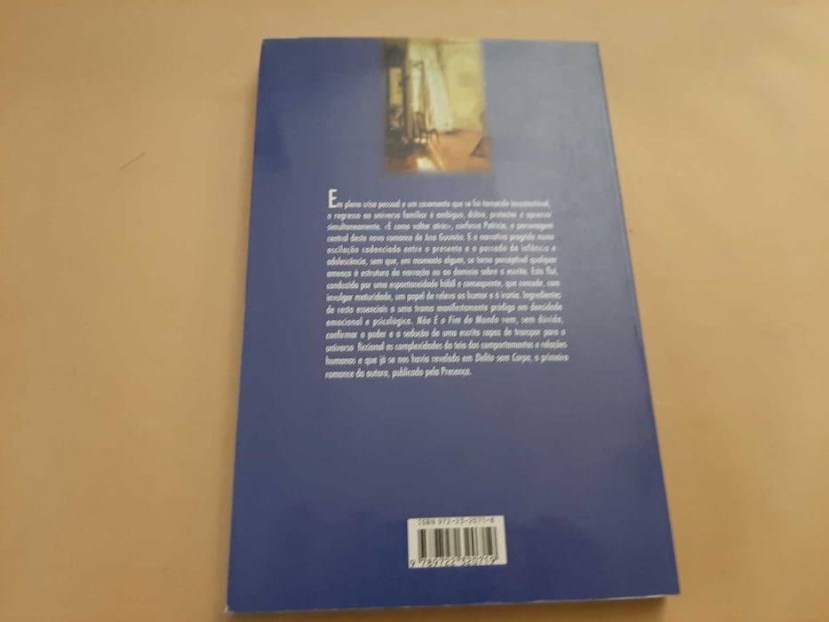 Não é o  Fim do Mundo// Ana Nobre de Gusmão 1ª EDIÇÂO