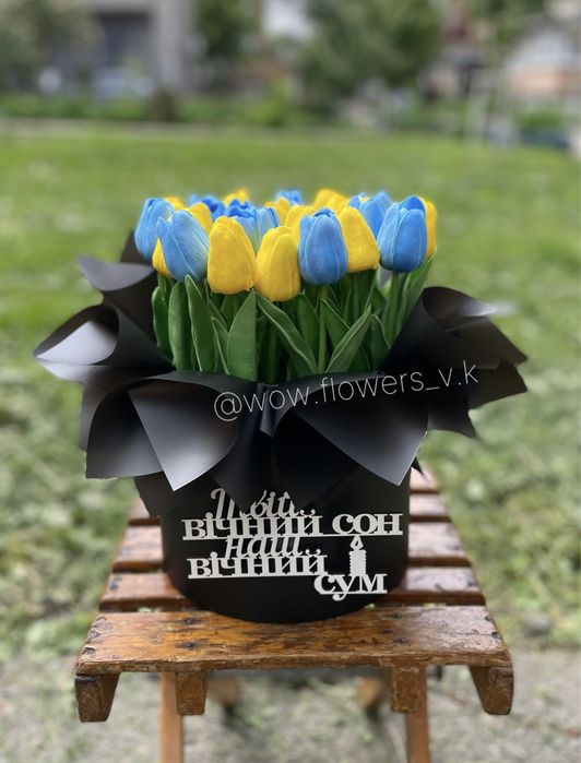 Букети з латексних тюльпанів