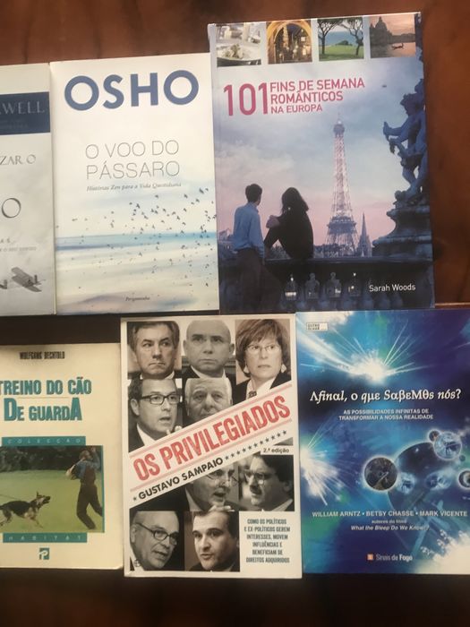 Livros variados • Autoajuda, Viagens • desde 3€