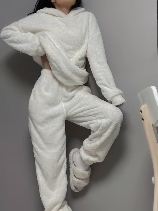 Домашній жіночий одяг, піжама тепла жіноча тедді