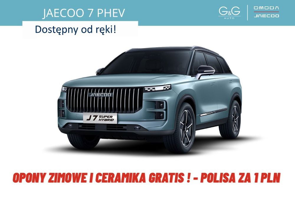 Jaecoo 7 PHEV od ręki w różnych kolorach