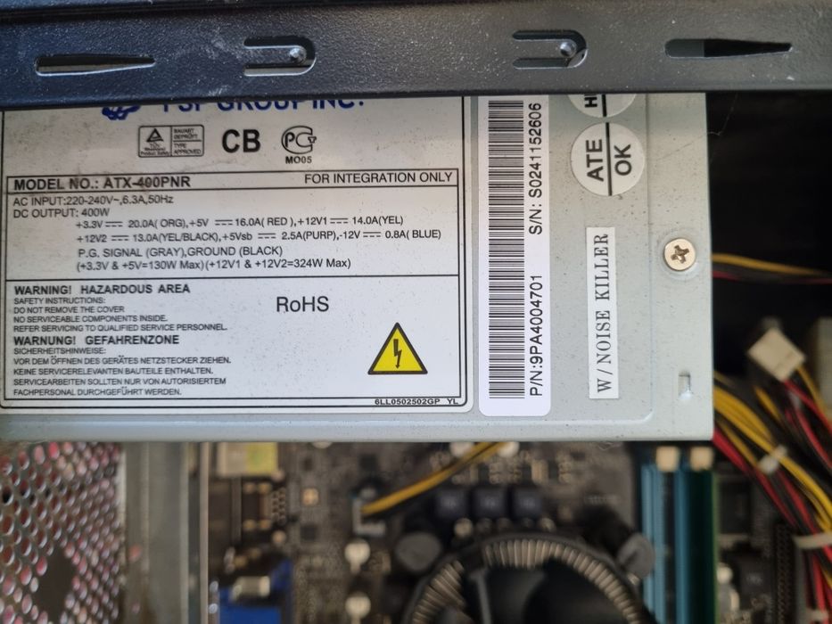 Intel I3, 2gb ddr3, 500hdd, asus gt630