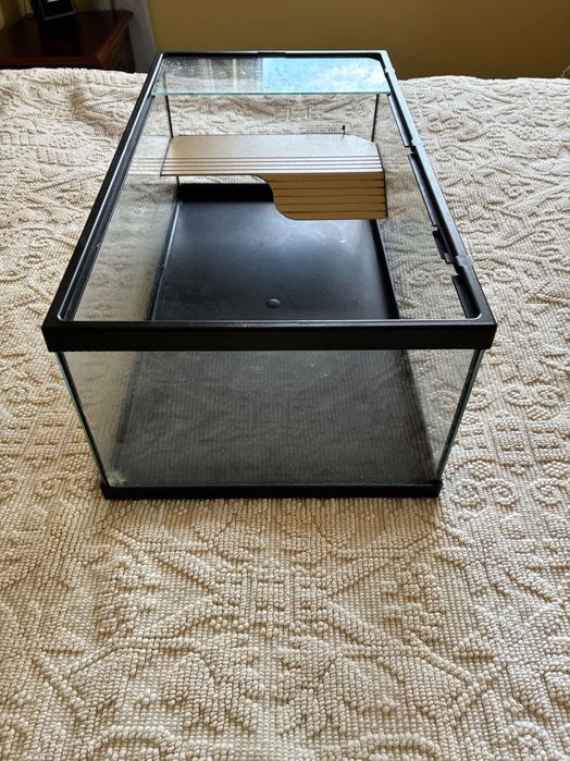 Conjunto de aquário/terrário + filtro