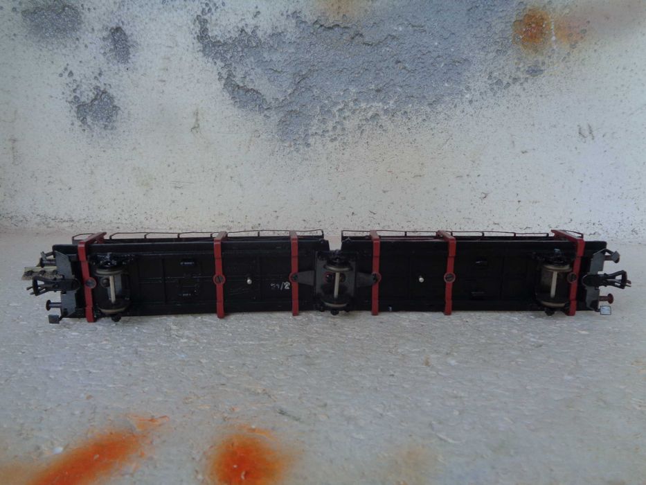 1:87 Fleischmann Vagão porta carros articulado comboio da DB