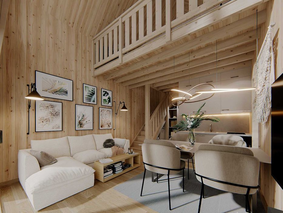 Domek letniskowy z antresolą, na zgłoszenie, Cała Polska.