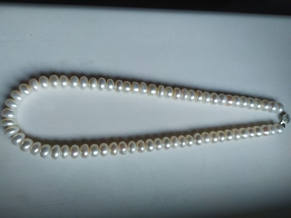 Бусы Ожерелье  Натуральный жемчуг