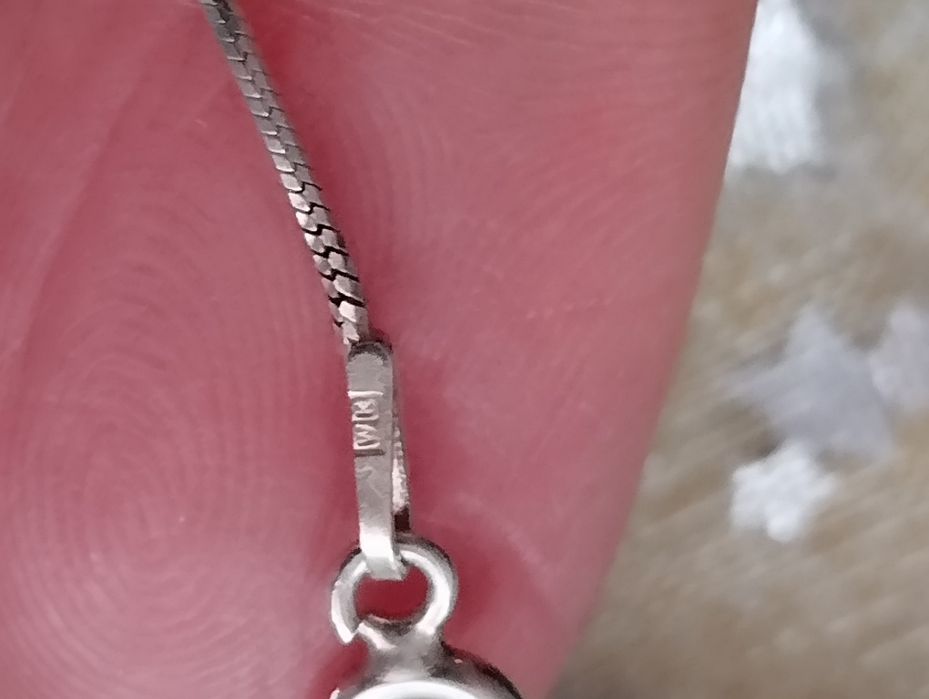 Komplet srebro 925 kulki