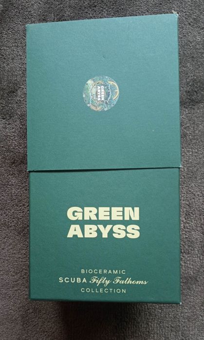 Relógio Blancpain x Swatch Green Abyss Novo