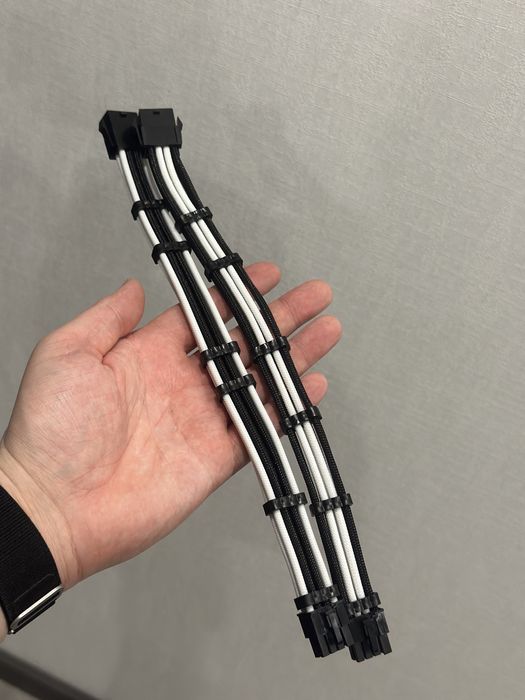 Кастомний кабель для відеокарти EVOLVE Custom PCI-E Cable 6+2pin 0.3m