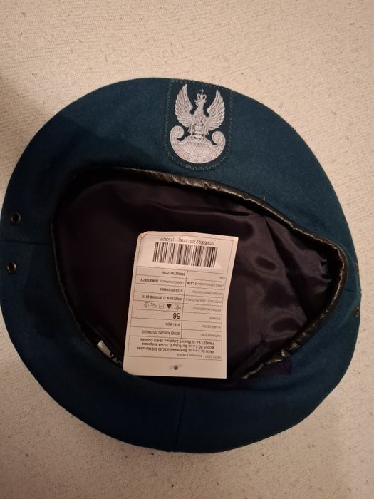 Beret Zielony Wojsk Lądowych WP 418/MON rozmiar 56 nowy.