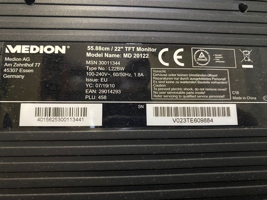 Монітор Medion MD20122 55.88см/22