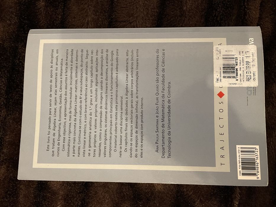 Livro de Introdução à Algebra Linear