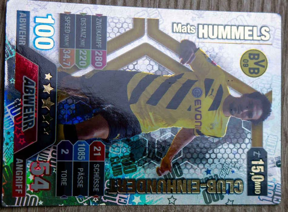 mats hummels karta match attax