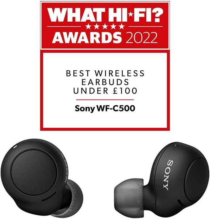 Бездротові навушники Sony Cuffie wireless WF-C500 20 годин роботи