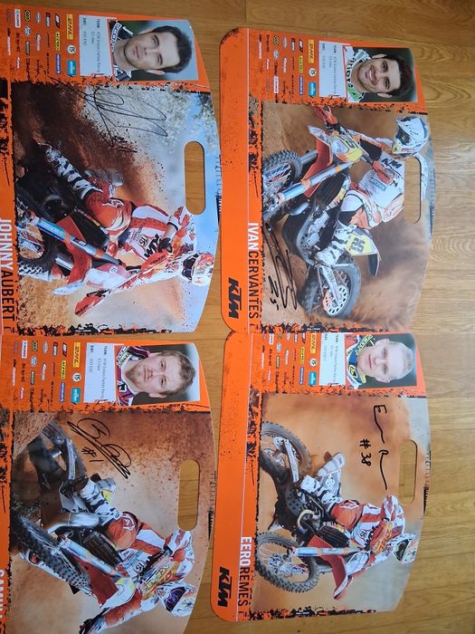 Posters cartonados pilotos KTM  Enduro
