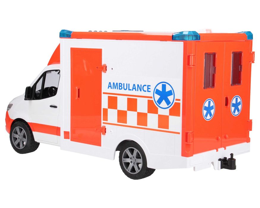 Bruder 02676 karetka ambulans z ratownikiem dźwięk
