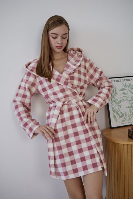 Халат, жіночий халат, флісовий халат, теплий халат