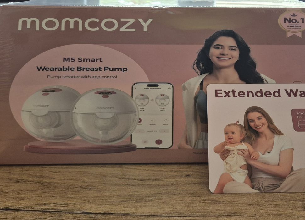 Momcozy M5 SMART podwojny, komplet z aplikacja