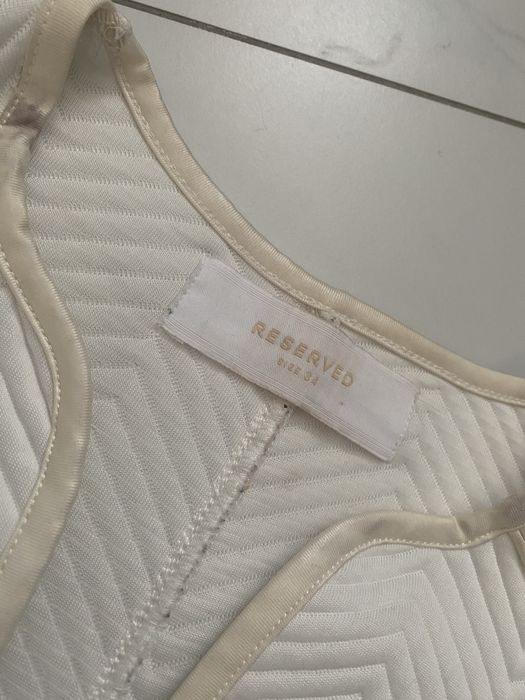 Marynarka Reserved 34 kremowa