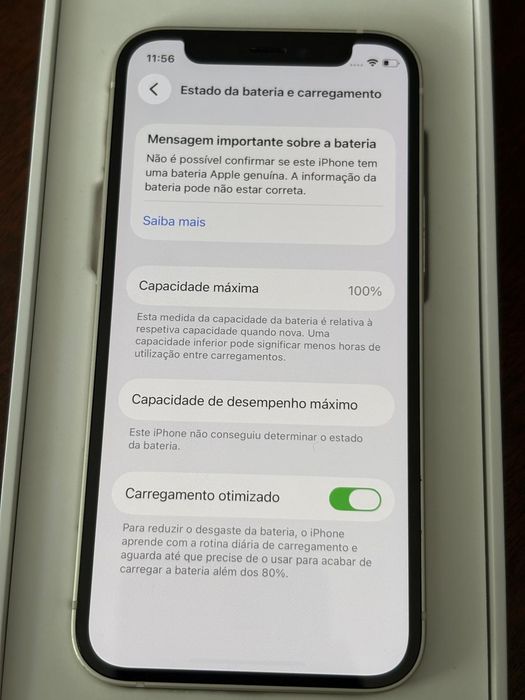 iPhone 12 mini 128GB Branco – Funcional