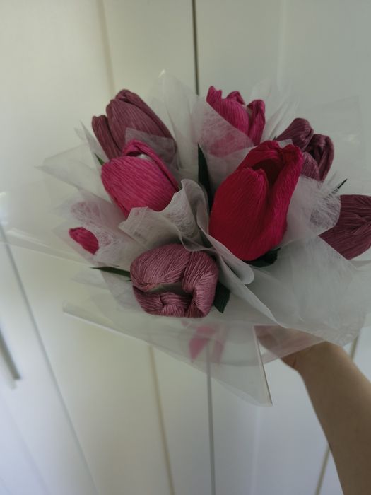 Bukiet jadalny tulipany
