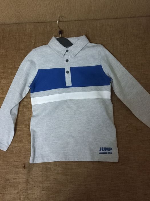 Lacosta поло для мальчика  р4-6, S  100%cotton