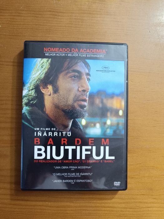 DVD do filme "Biutiful", Javier Bardem (portes grátis)