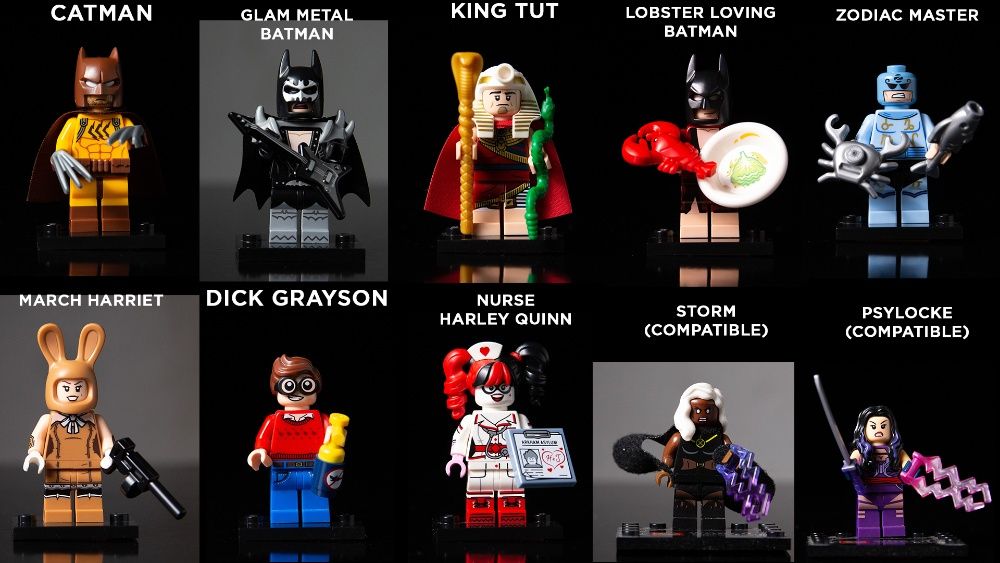 Coleção Lego minifigures - várias