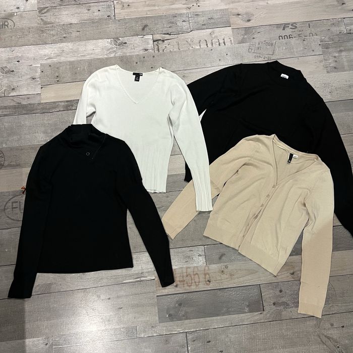 Zestaw swetrów damskich S/M + torebka Pepe Jeans