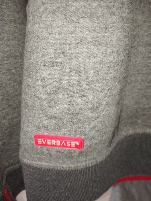 Szara ocieplana bluza Diverse męska Everbase CREW M