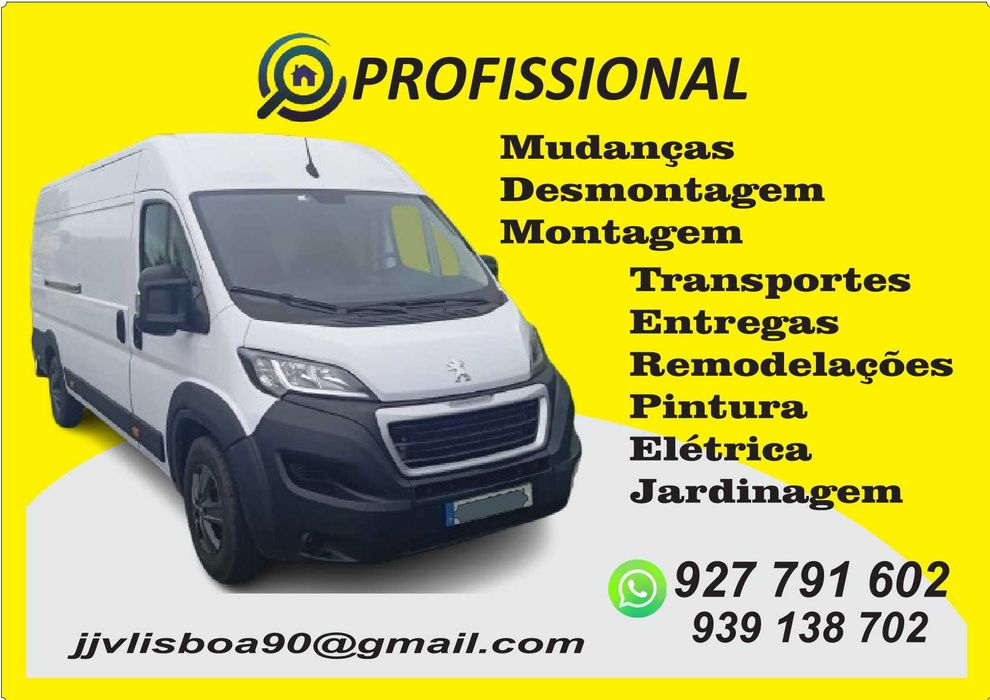 Equipa qualificada em mudanças, transporte e remodelações "LOW COST"
