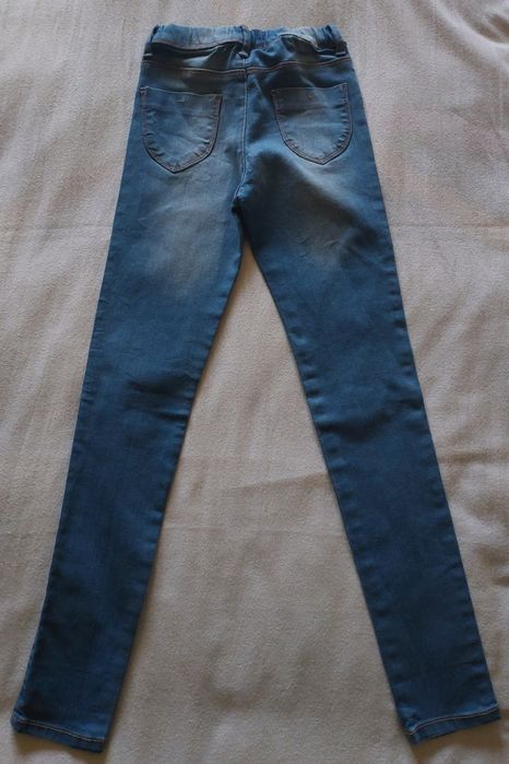 Calças Skinny Fit Azuis, 9-10A