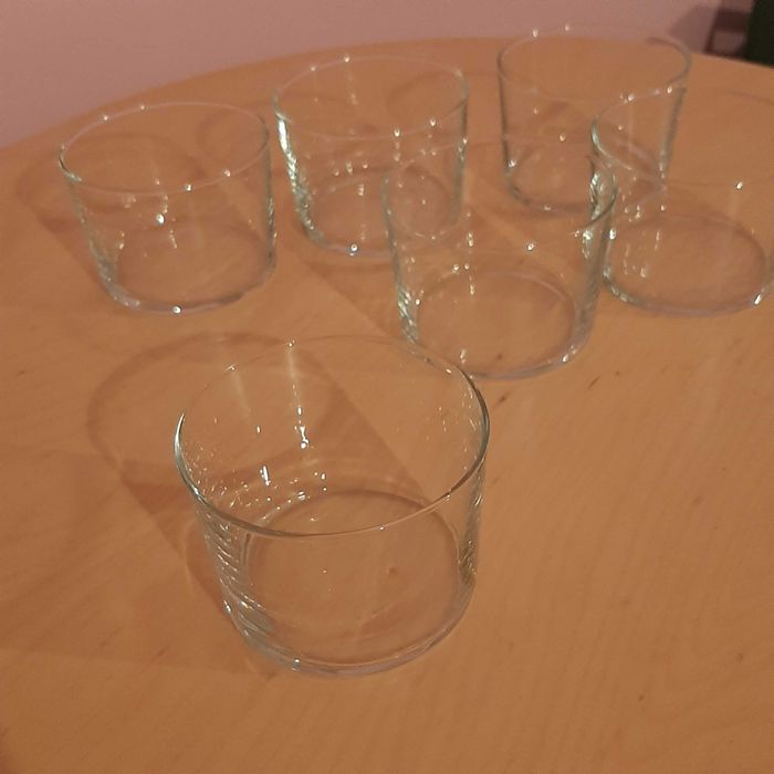 NOVOS Conjunto de 6 Copos Pequenos 23cl