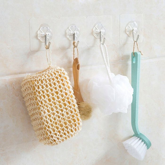 Zestaw samoprzylepnych wieszaków hak przezroczysty haczyk 12szt