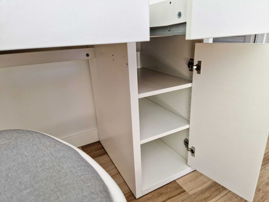 Zestaw IKEA ÖRFJÄLL + MICKE biurko 105x50 – dziecięcy, dobry stan