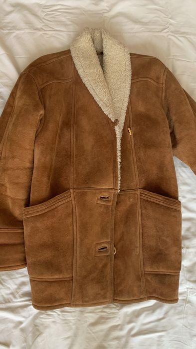 Жіноча натуральна дублянка Shearling (овчина) | Made in Turkey | р. 40