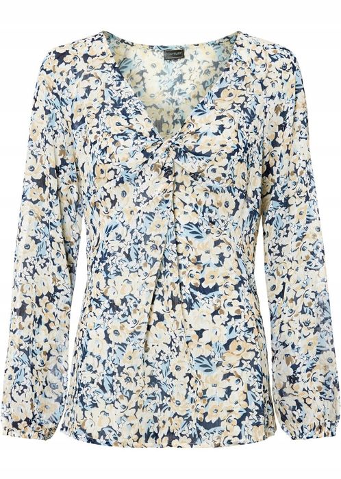 B.P.C Szyfonowa bluzka lekko prześwitująca ^38