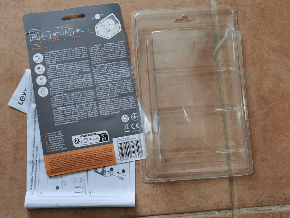 Lexman D20 Campainha 230V com 7 toques