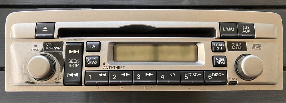 Auto-radio Honda / Volante em pele Civic EP