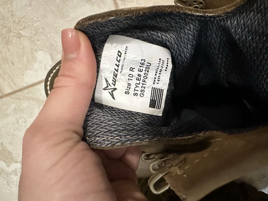 Армійські черевики Wellco RAT E163 USMC