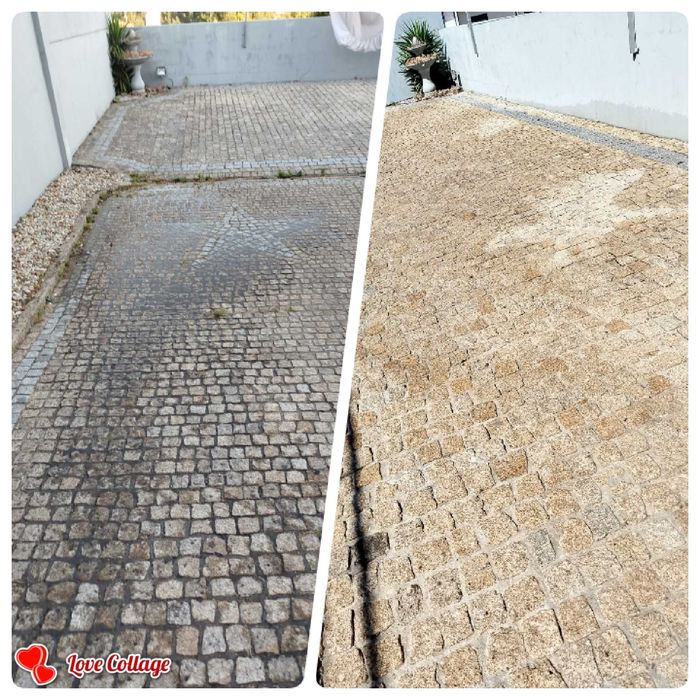 Limpezas muros terraços