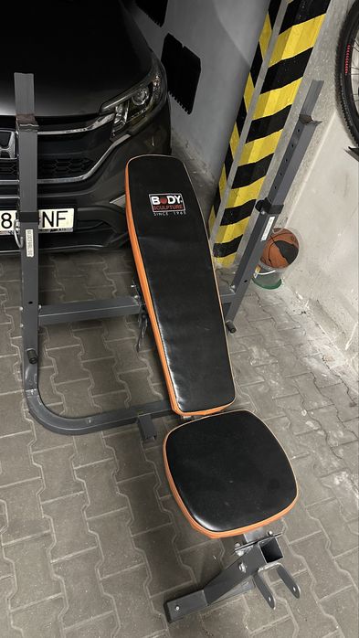 151.kg lawka regulowana stojaki gryf prosty hantle silownia