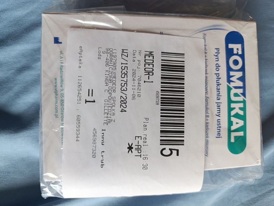 Fomukal płyn do płukania jamy ustnej